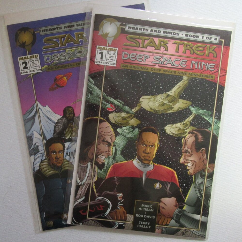 Star Trek Deep Space 9, Issues 1 & 2 , Vintage, 90s